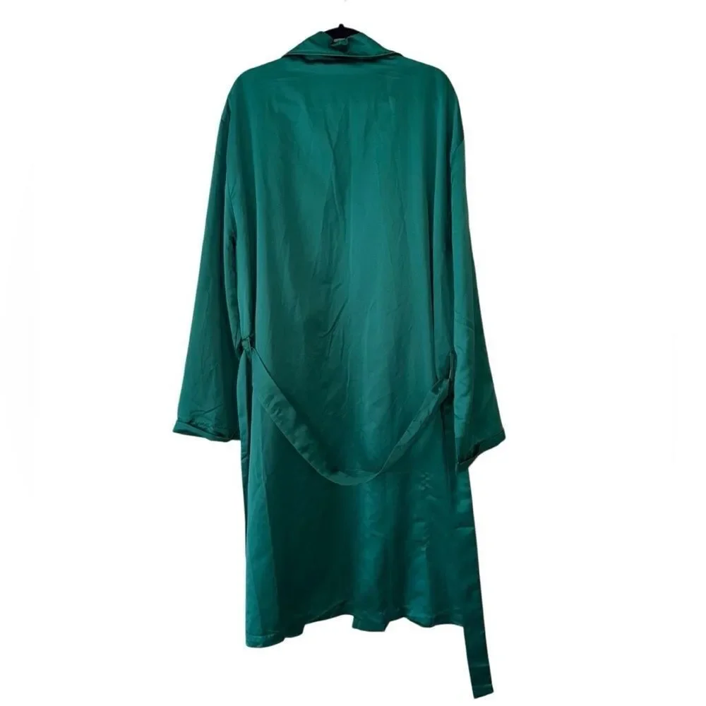 Dogg Supply by Snoop Dogg Mens Poly Satin Robe - Evergreen Size 2XL